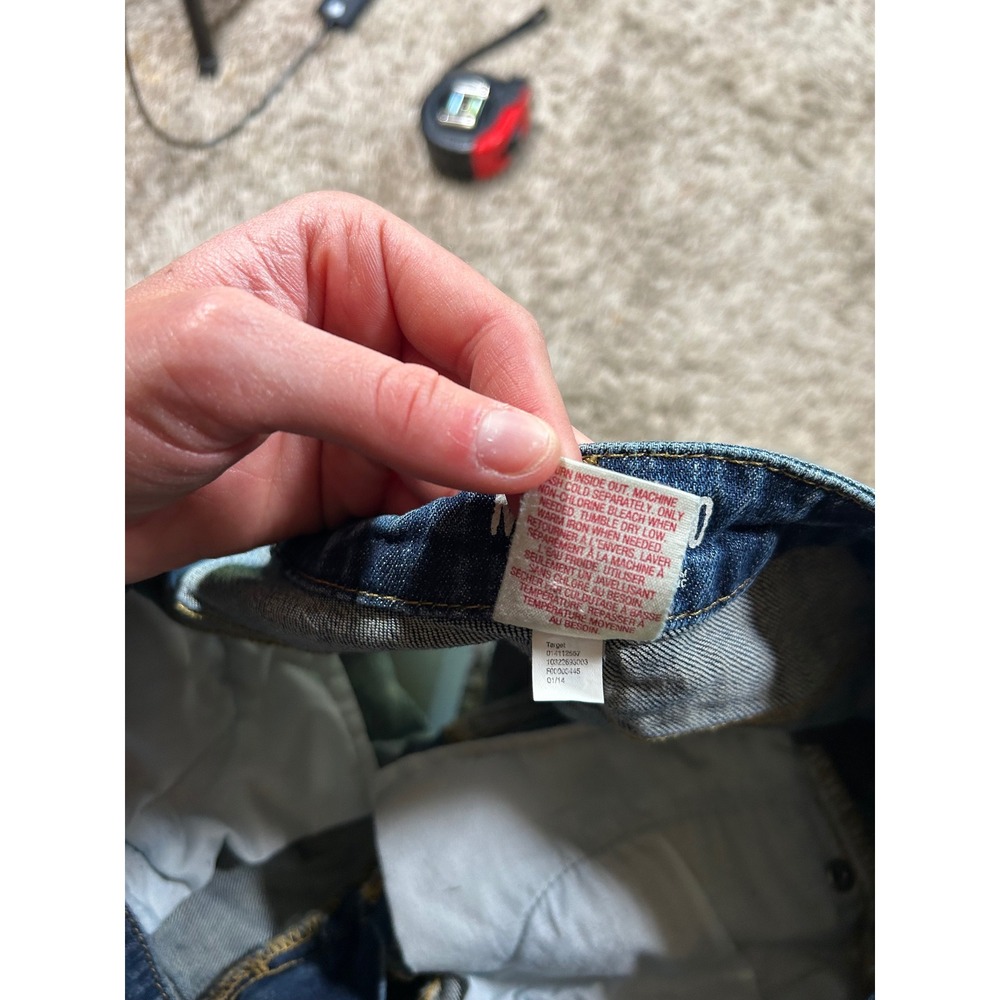 Y2K Womens Dark Wash Distressed Denim Cut Off Shorts Festival Boho Summer 7 - Picture 4 of 6
